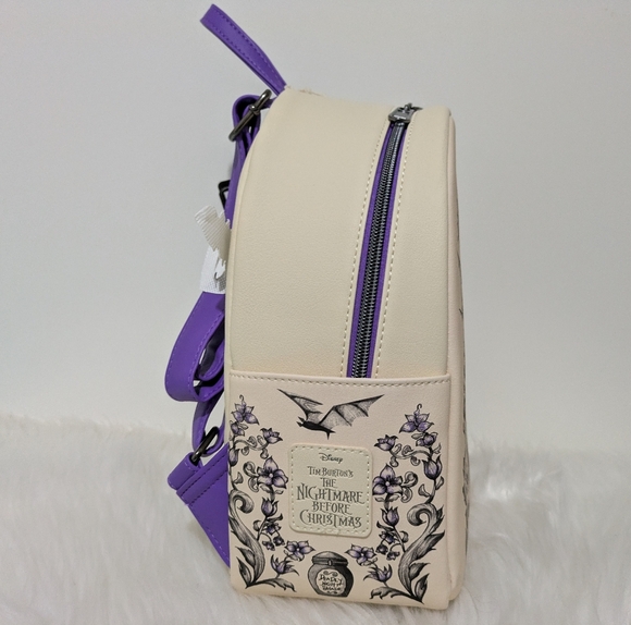 Loungefly Disney Nightmare Before Christmas Jack Sally Coffin Mini Backpack New! - Picture 8 of 13